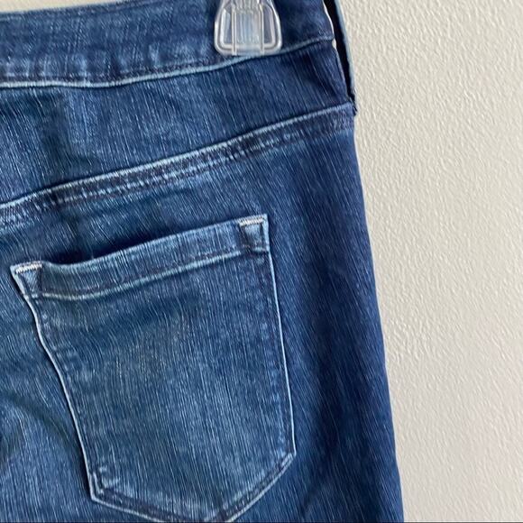 Athleta Sculptek Dark Wash Stretch Skinny Jeans Sculpting Denim Sz 2 - Picture 8 of 11